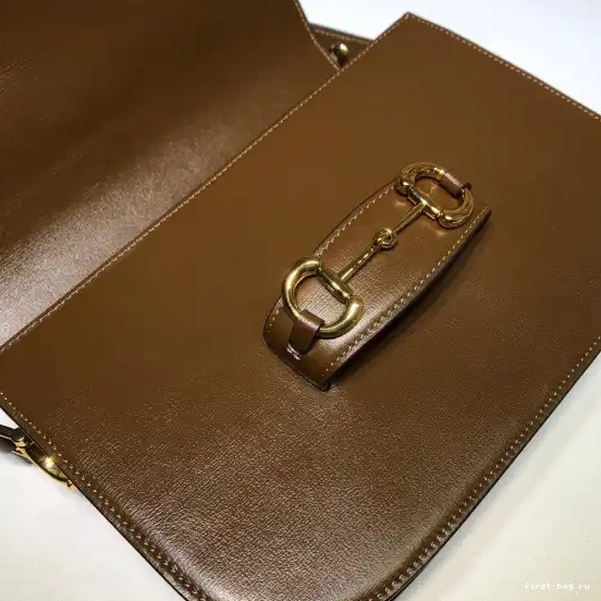 First bag ru shoulder GUCCI bag Horsebit 1955 0701